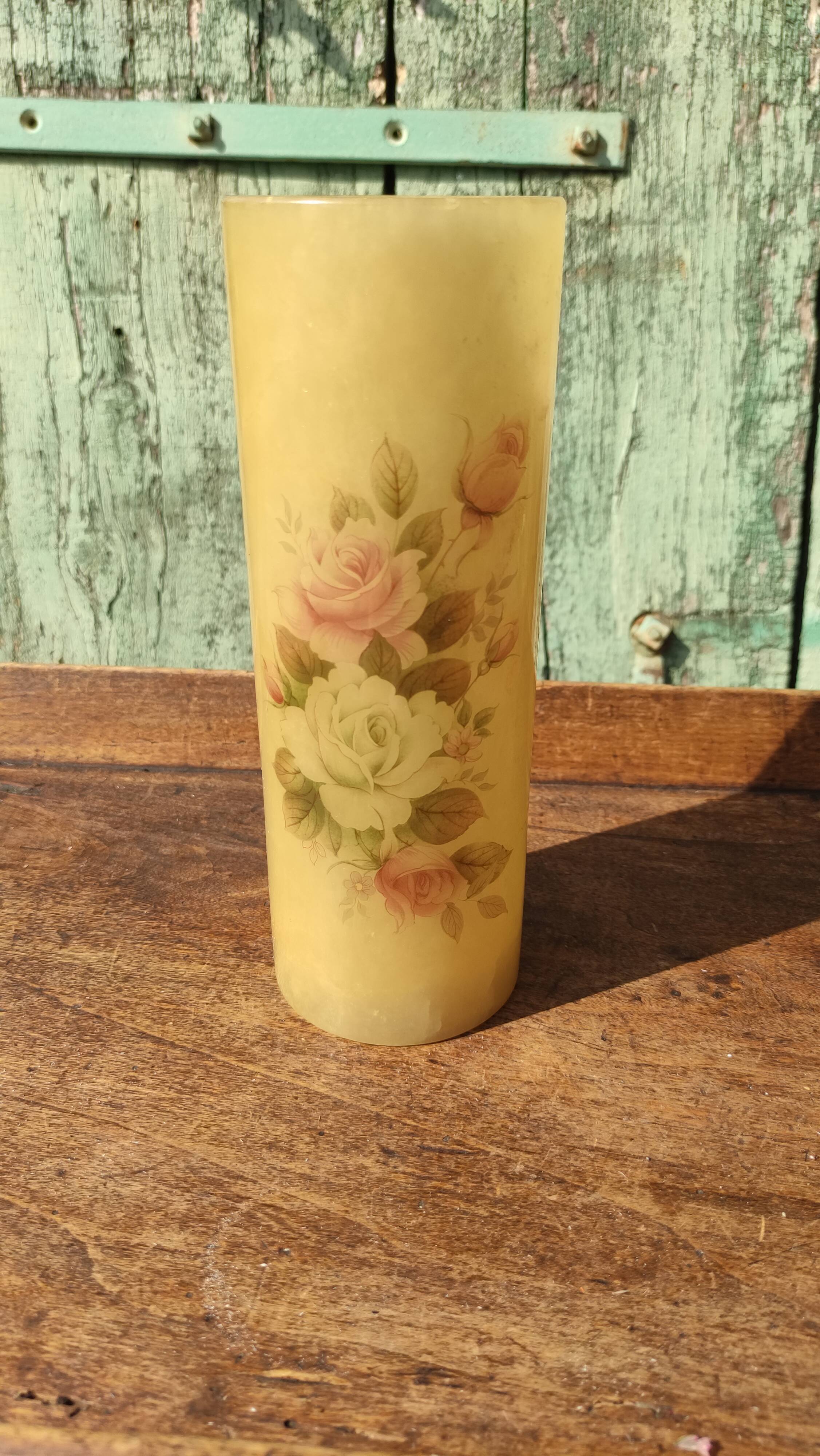 Vintage alabaster vase