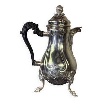 Cafetière En Argent Massif, Poinçon De La Ville De Ath Pour l'Année 1770, N