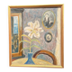 Swedish Oil on Panel – “The White Lily” by M. Niklas (May Nicklasson)