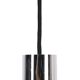 Space Age chrome pendant lamps / Mid-century modern design / 1960s / 1970s / Set of 2
