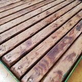 Table basse, chariot industriel