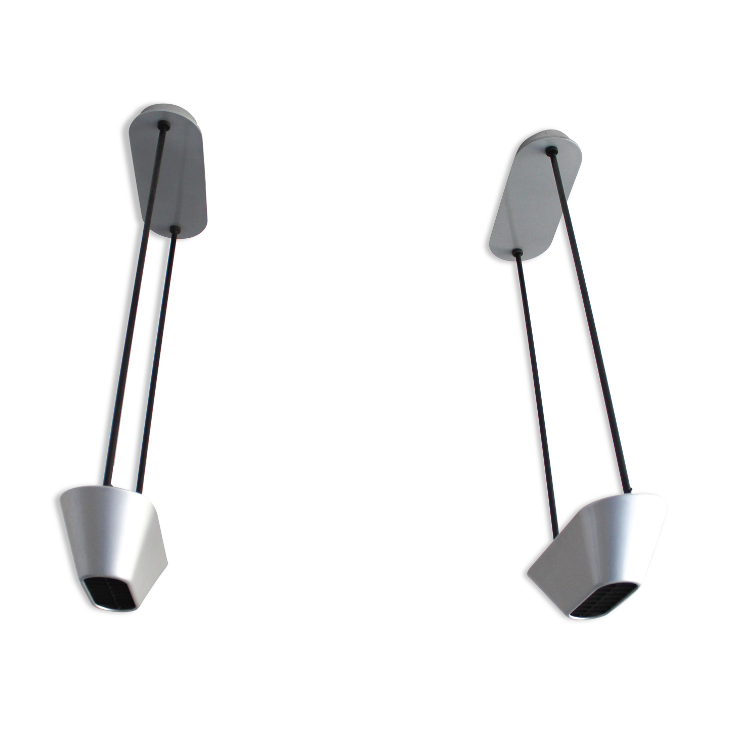 Pair of Artemide chandeliers, model Sidone Designer De Pas - D'urbino -Lomazzi Italia anni 80'