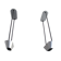 Pair of Artemide chandeliers, model Sidone Designer De Pas - D'urbino -Lomazzi Italia anni 80'