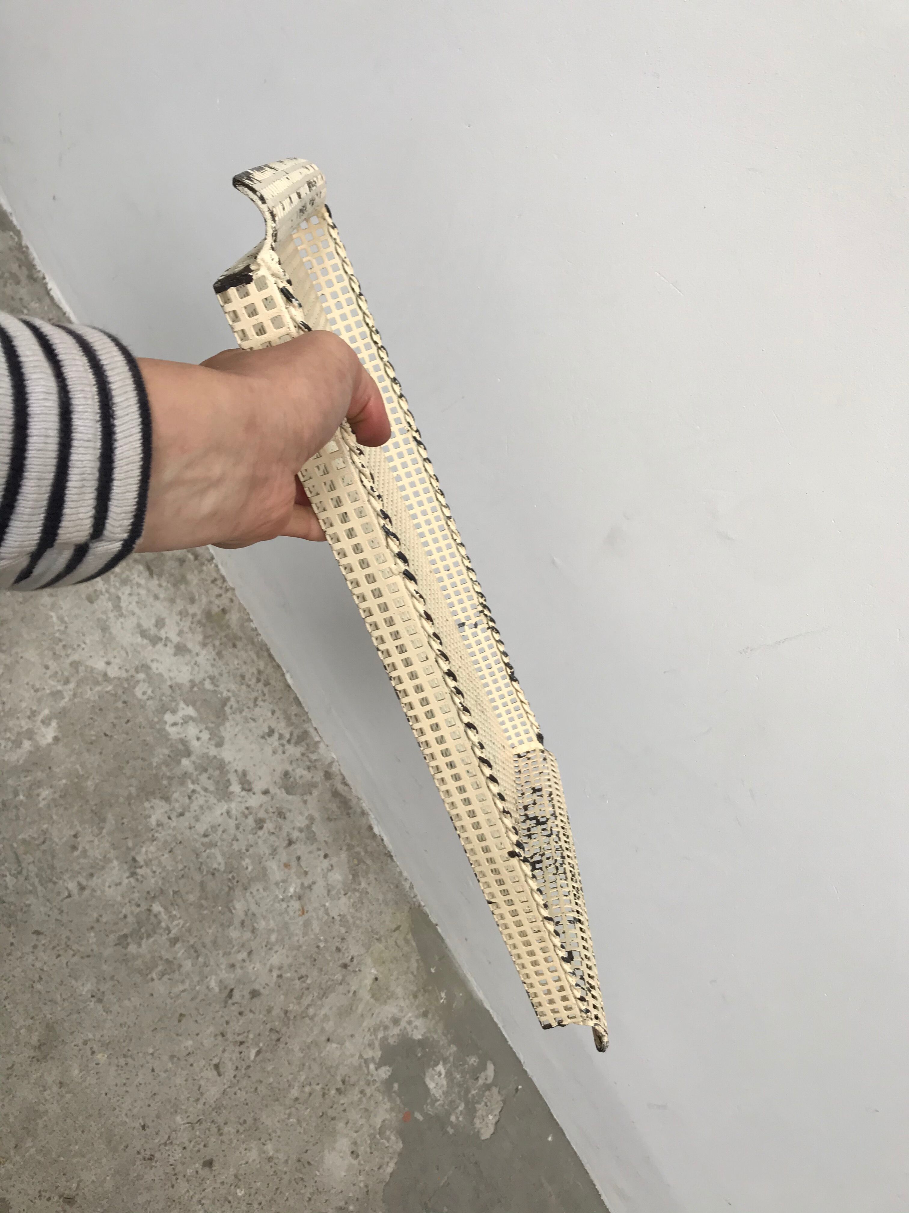 Mathieu Mategot perforated sheet metal tray