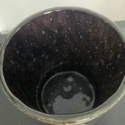 Vintage glass paste pot cover