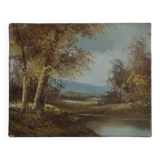 Peinture decor Automne signée Nicolas