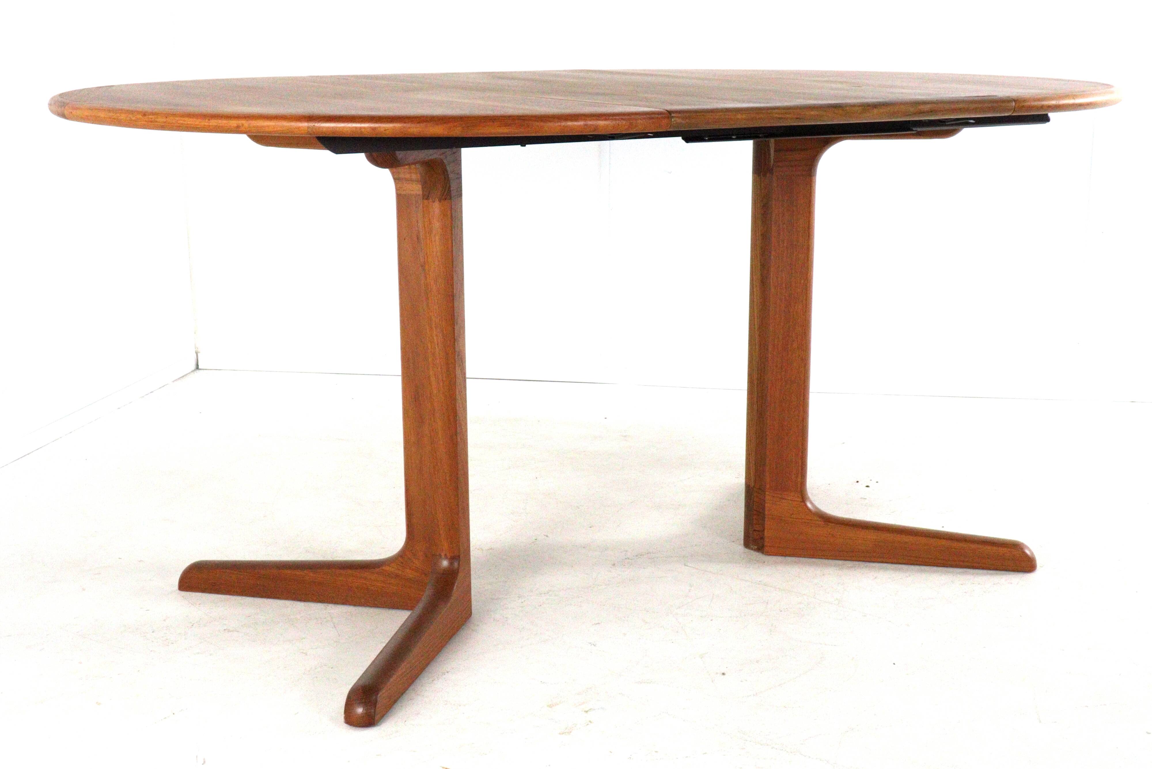 Table à manger extensible Silkeborg Round 1x - design danois en teck