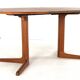 Table à manger extensible Silkeborg Round 1x - design danois en teck