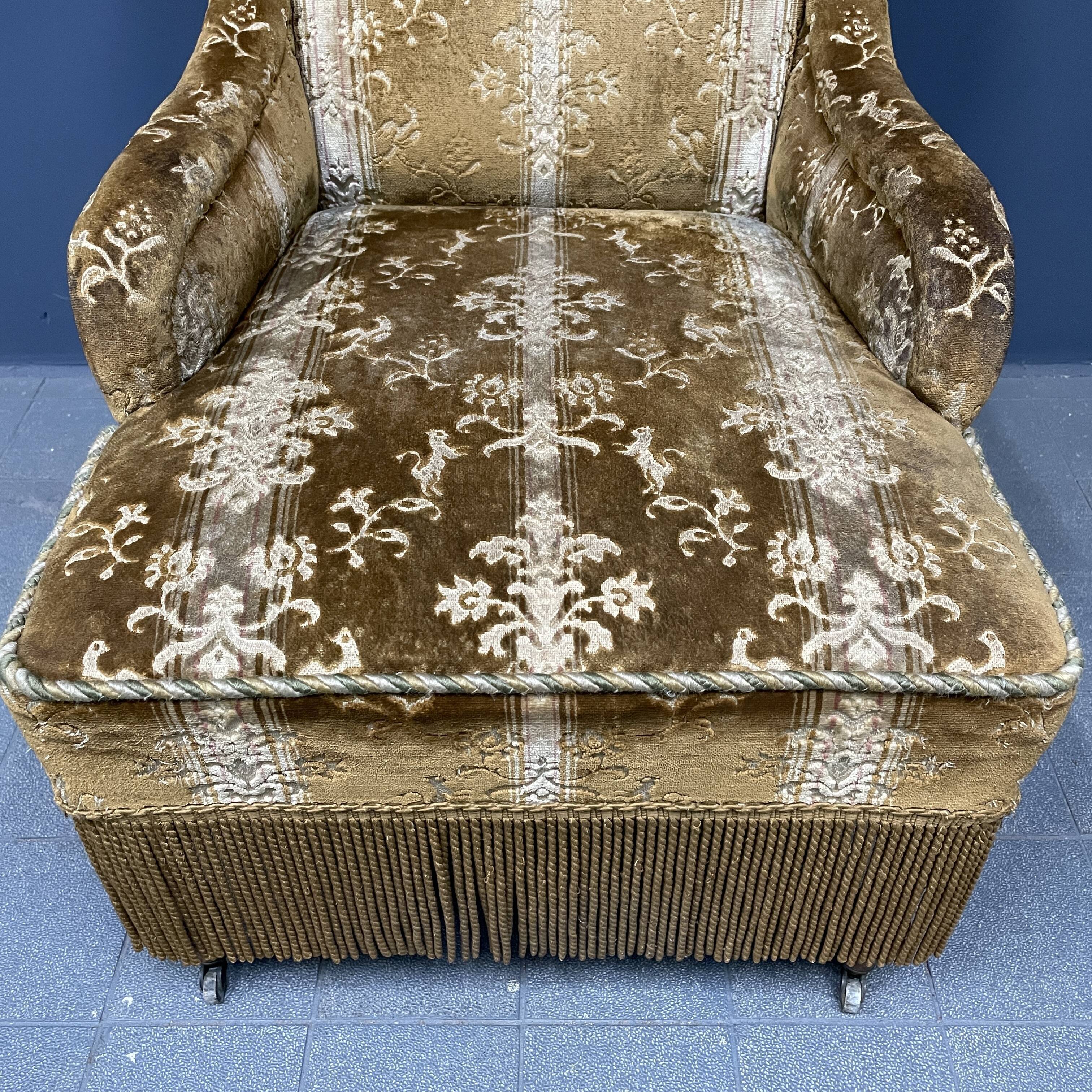 Set of two Victorian ladies armchairs from France 19th century