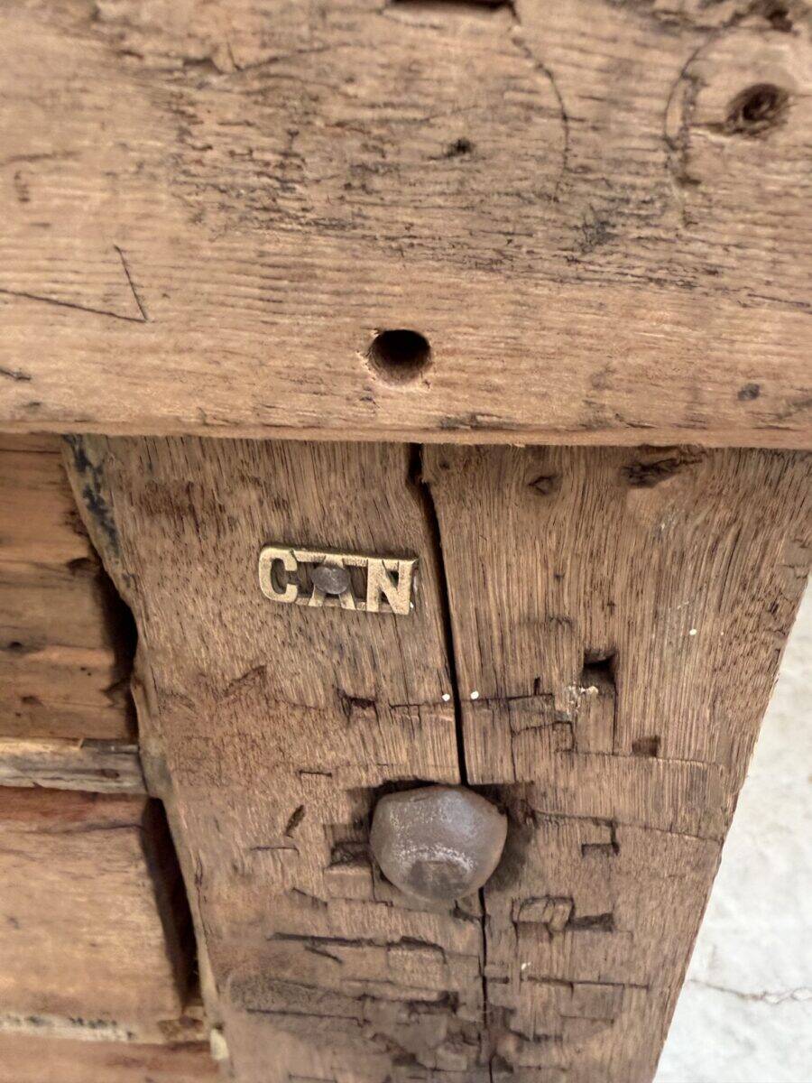 Oak desk from the early 20th century.