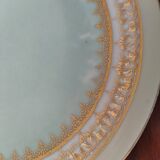 Platter and 11 dessert plates in Chapus Frères Limoges porcelain