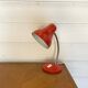 Vintage Desk Lamp Swan Neck Red - 70s Pop Art Design