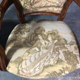 Paire de fauteuils de style Louis XVI