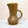 Digoin Brutalist Freeform Pitcher in Beige Stoneware Vintage 1960s