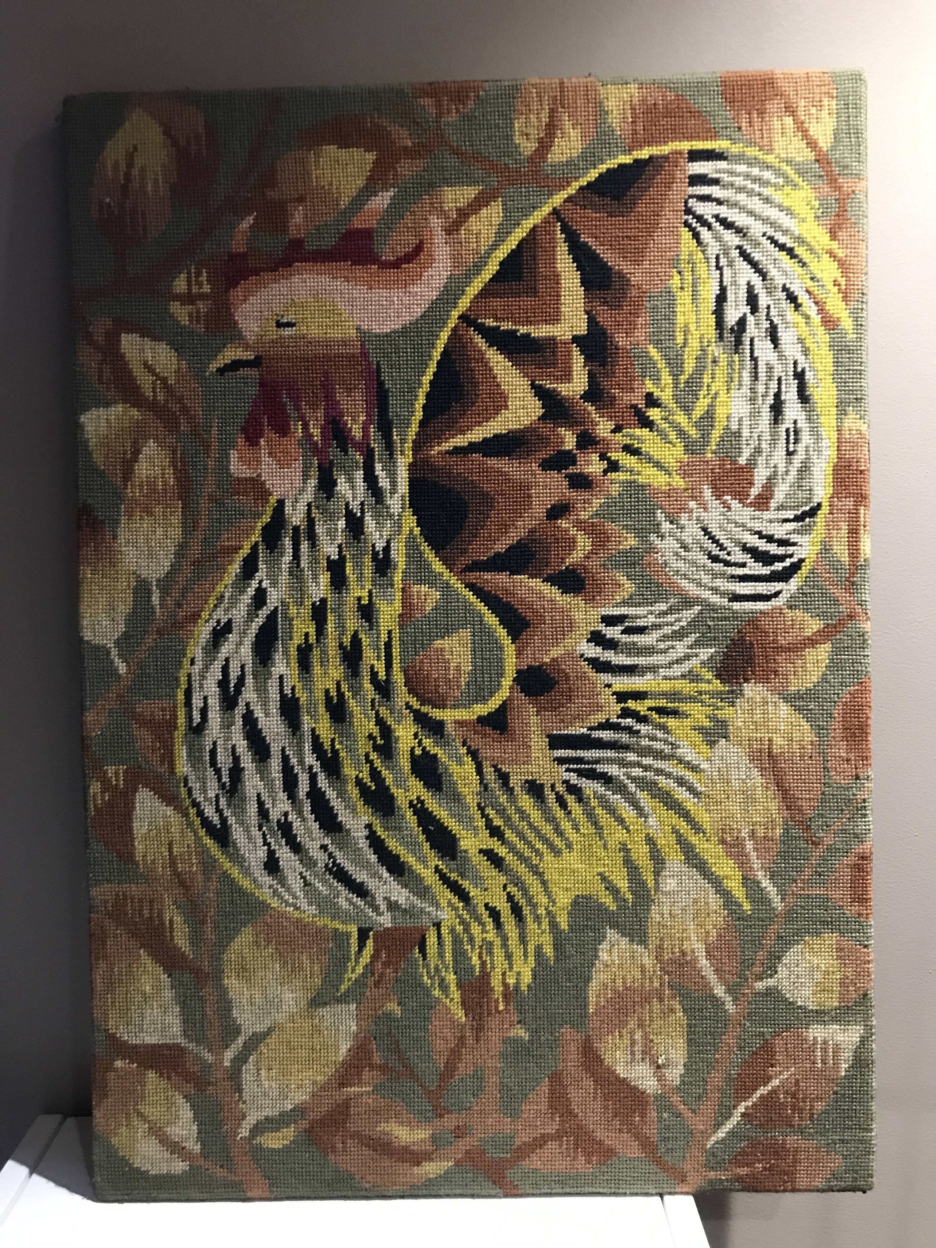 Vintage rooster tapestry