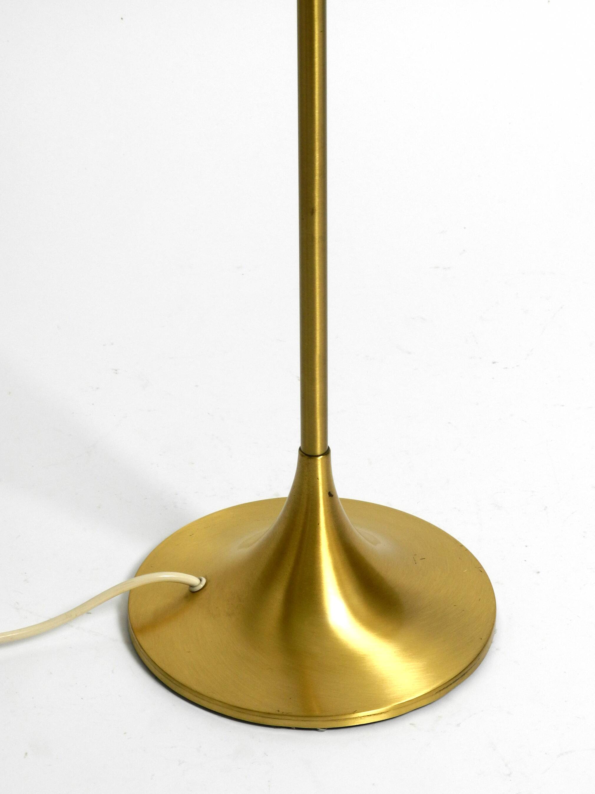 1960s table or floor lamp with a large glass ball from Sölken Leuchten