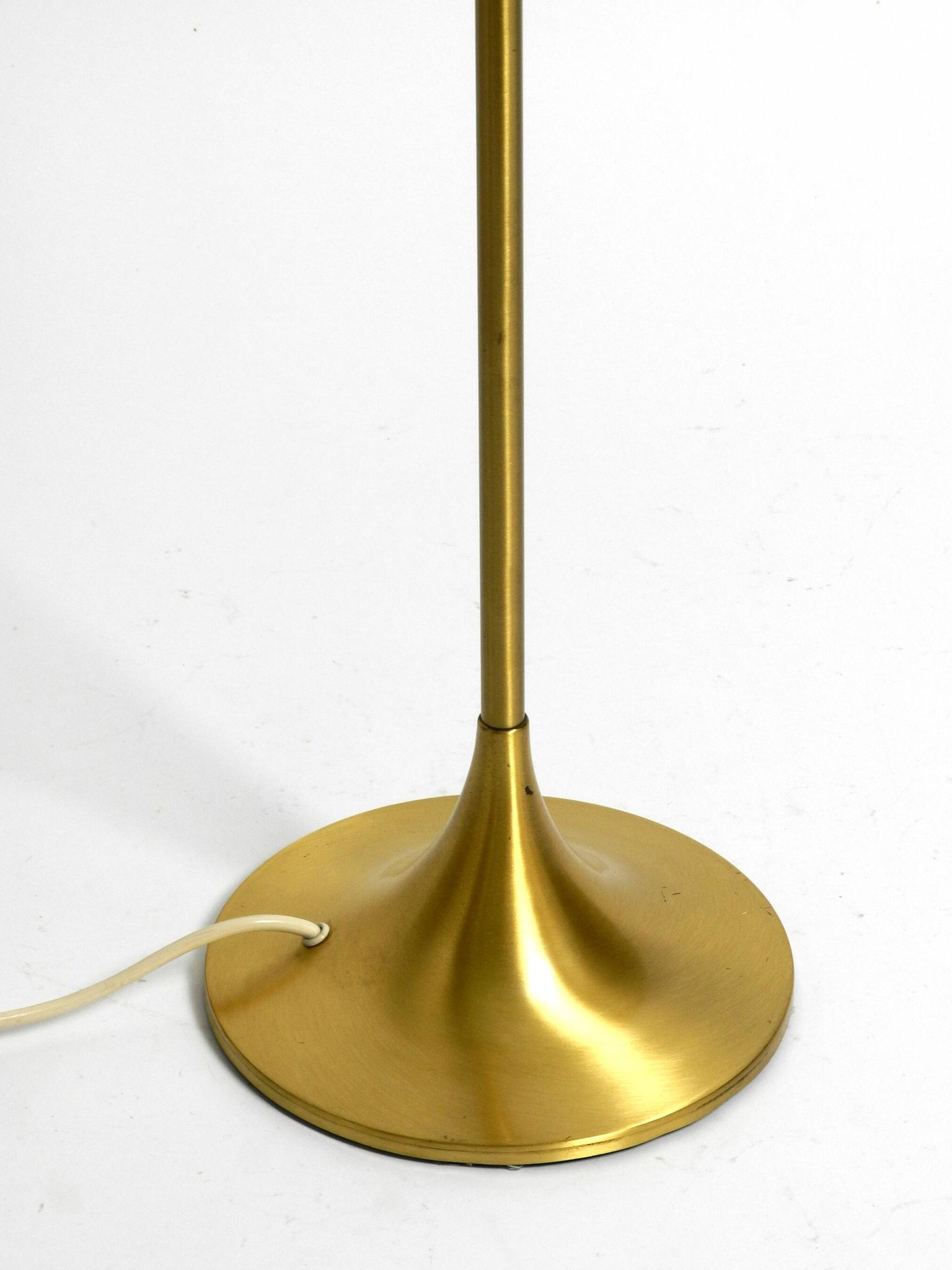 1960s table or floor lamp with a large glass ball from Sölken Leuchten