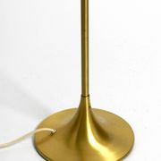 1960s table or floor lamp with a large glass ball from Sölken Leuchten