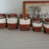 Vintage spice pots
