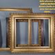 Frame nineteenth century wood stucco gilding gold leaf 70x62 cm, foliage 54x46 cm SB