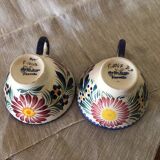 HB Henriot cider cups or bowls