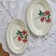 Paire de raviers anciens Creil et Montereau Maryse