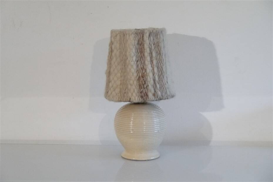 Cracked ceramic lamp 1950