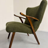 Set of 2 wing chairs in Scandinavian design from the 1960s.
