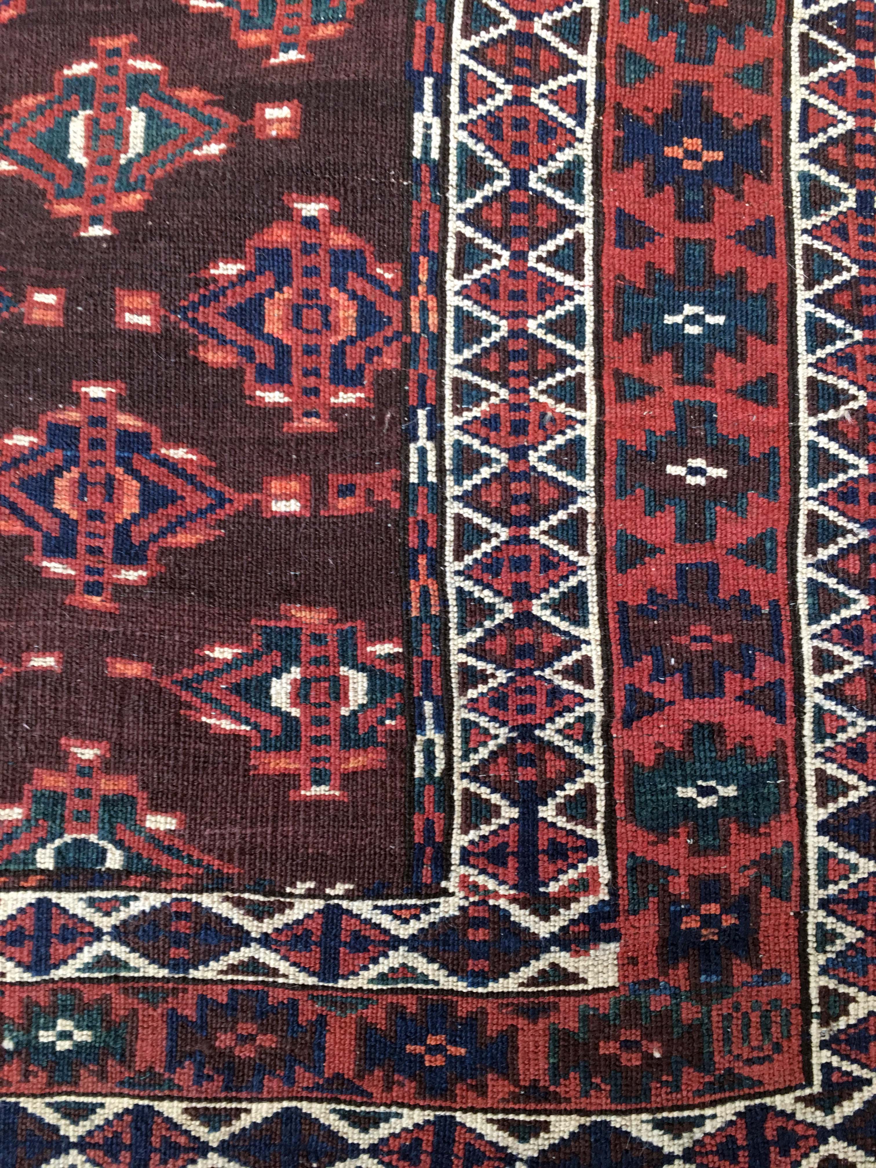 Carpet Tekke Engsi former 165 x 130 cm around 1900