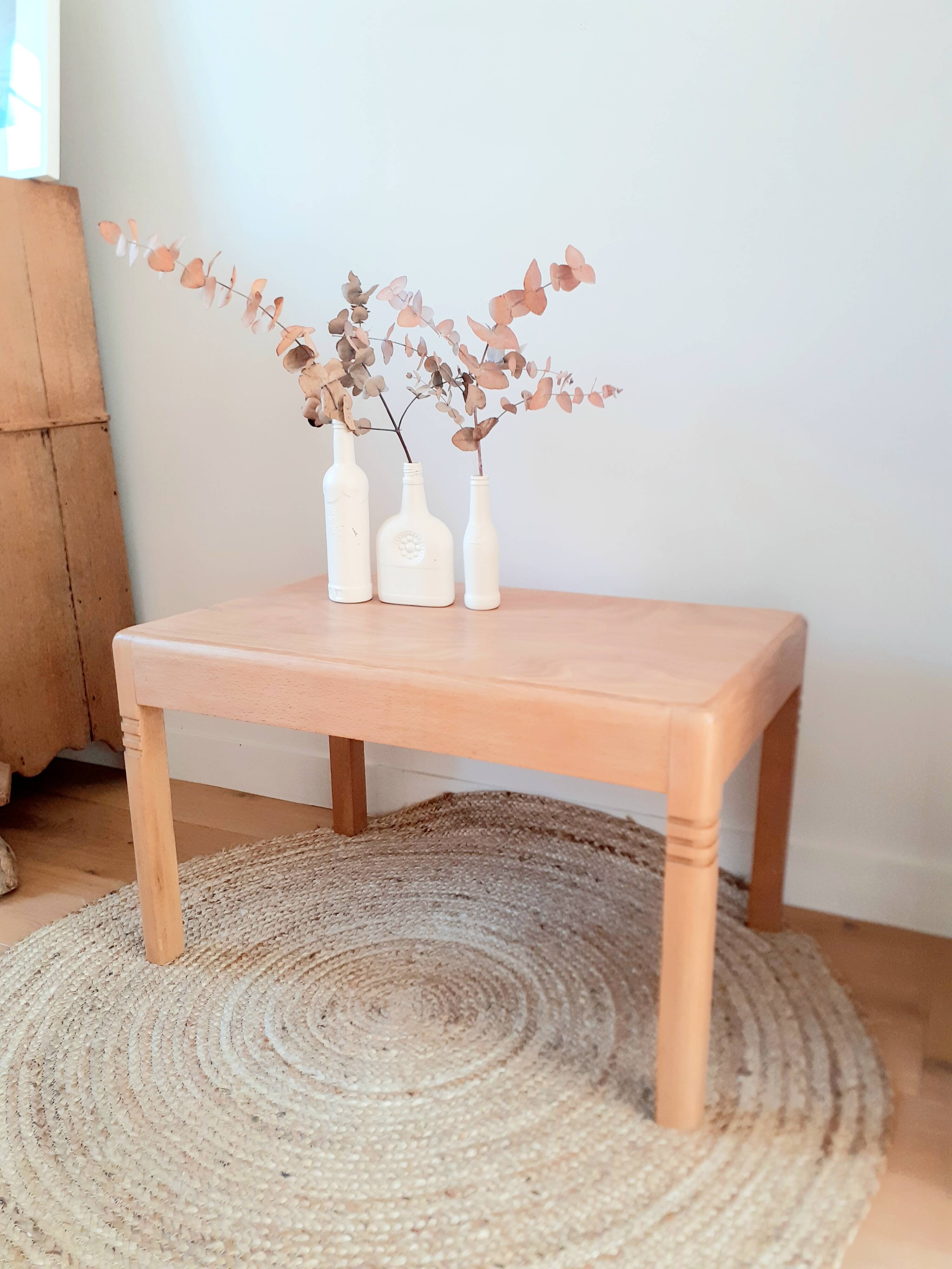 Vintage wooden coffee table