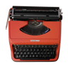 Underwood 130 orange typewriter