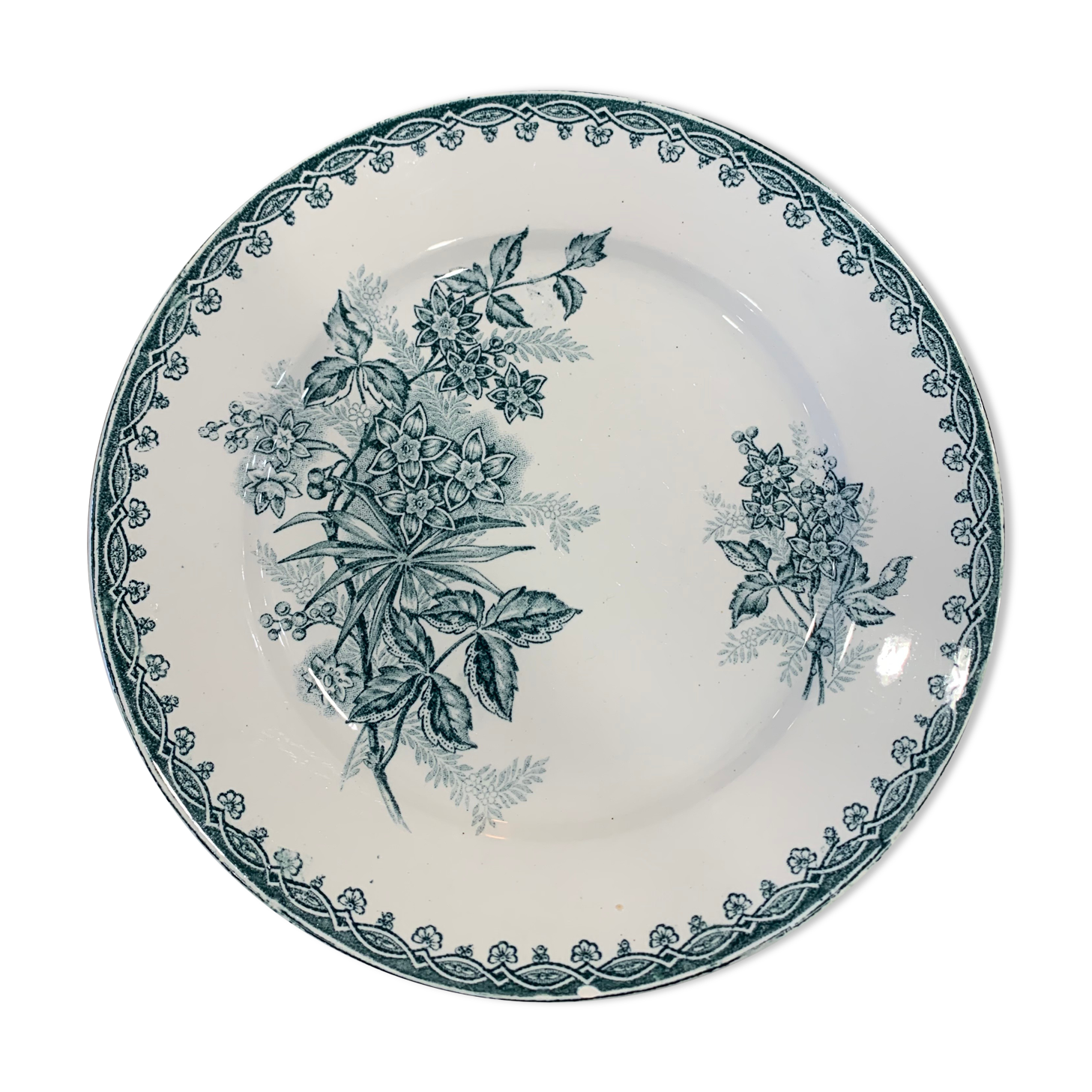 6 vintage plates