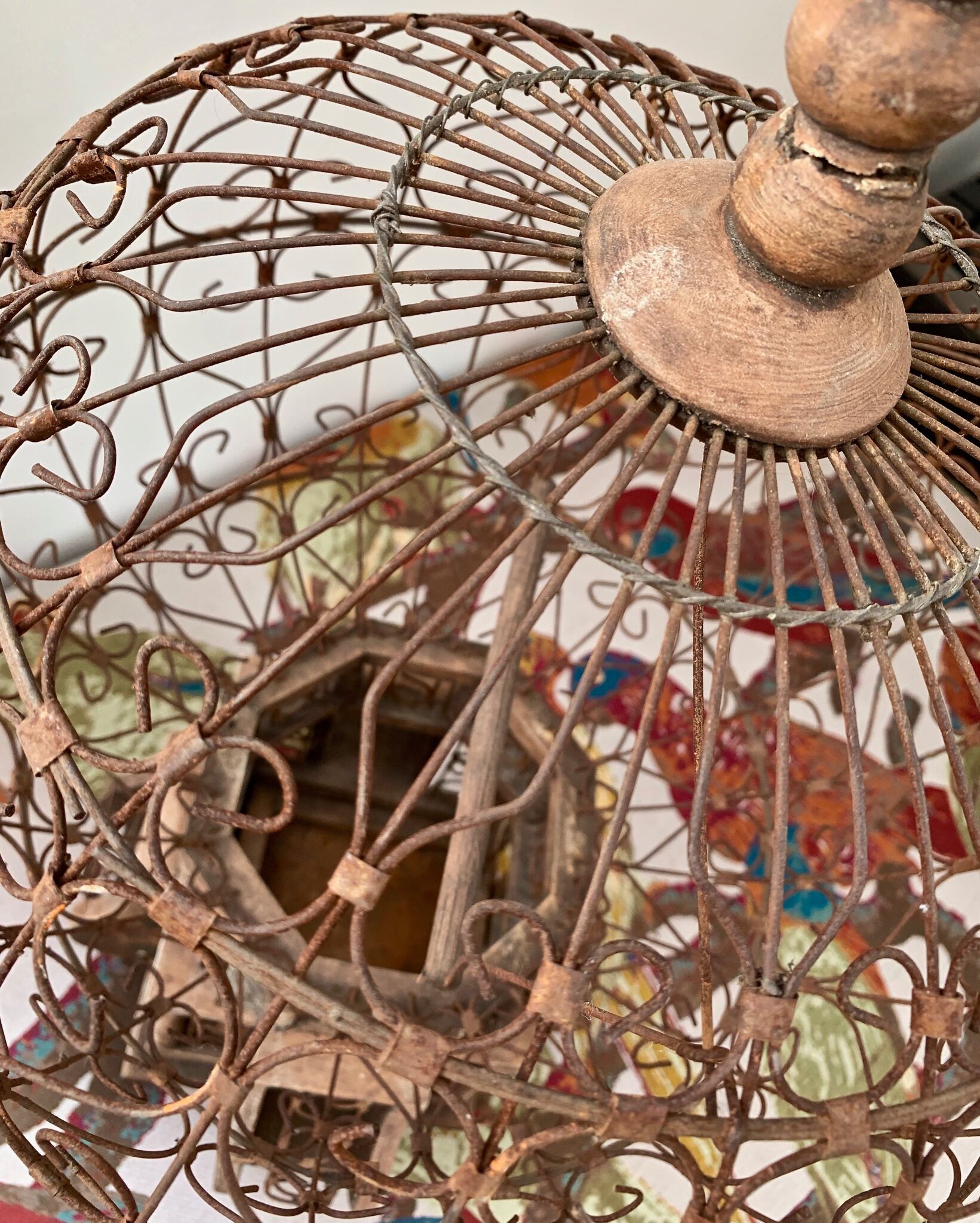 Vintage bird cage