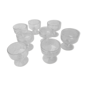 coupes en verre soufflé