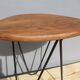 Tripod coffee table base pin