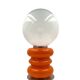 Space Age Orange Murano glass table lamp 1970s