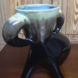 Zoomorphic ram vase 50 60 tripod