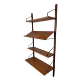 Bibliothèque Étagère scandinave Poul Cadovius Denmark années 1960