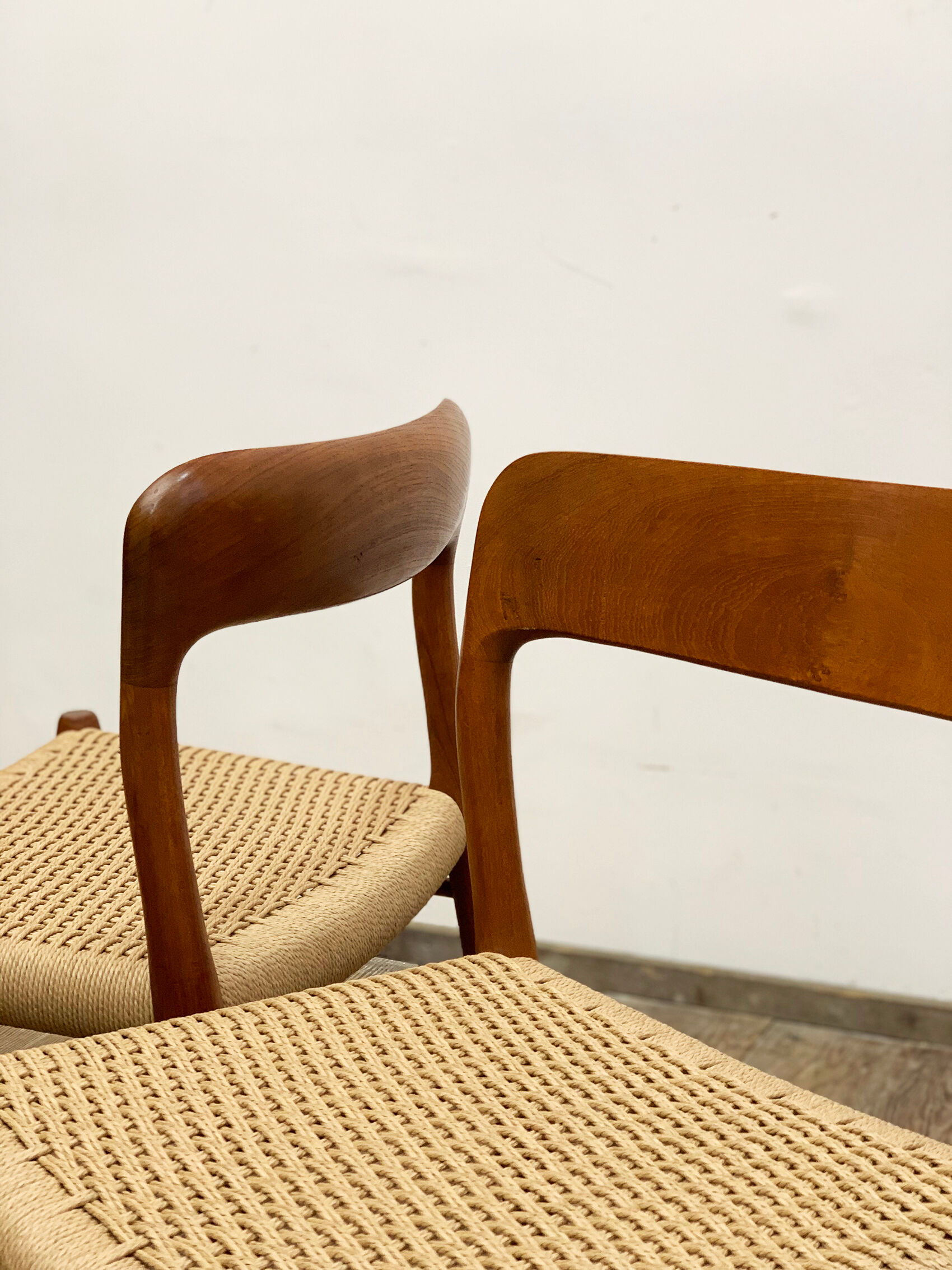 Chaises modèle 75 par Niels O. Møller pour J.L. Moller, Danemark, années 1950