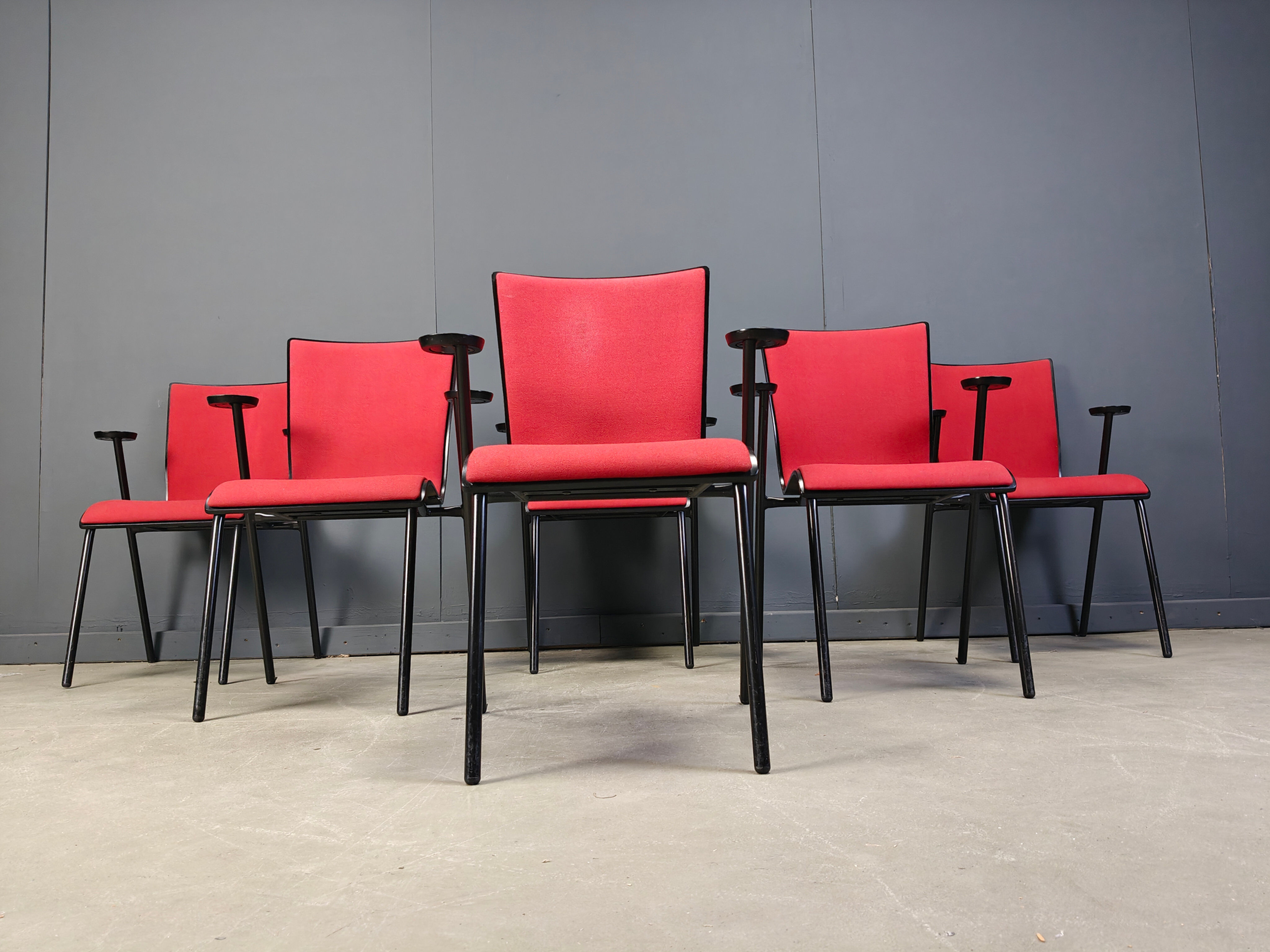Vintage Occhio chairs by Roel Vandebeek for Drisag, 2000s - set of 6