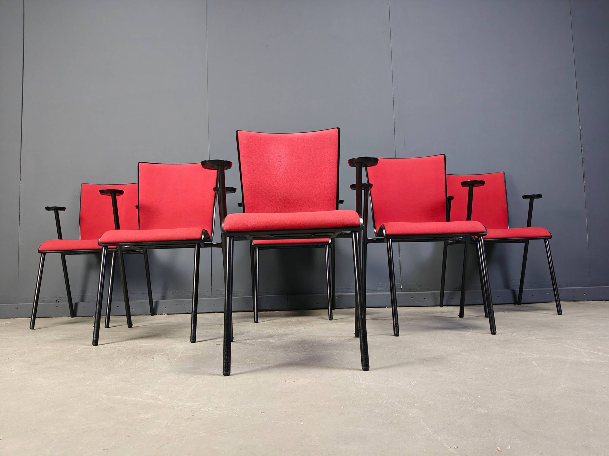 Vintage Occhio chairs by Roel Vandebeek for Drisag, 2000s - set of 6