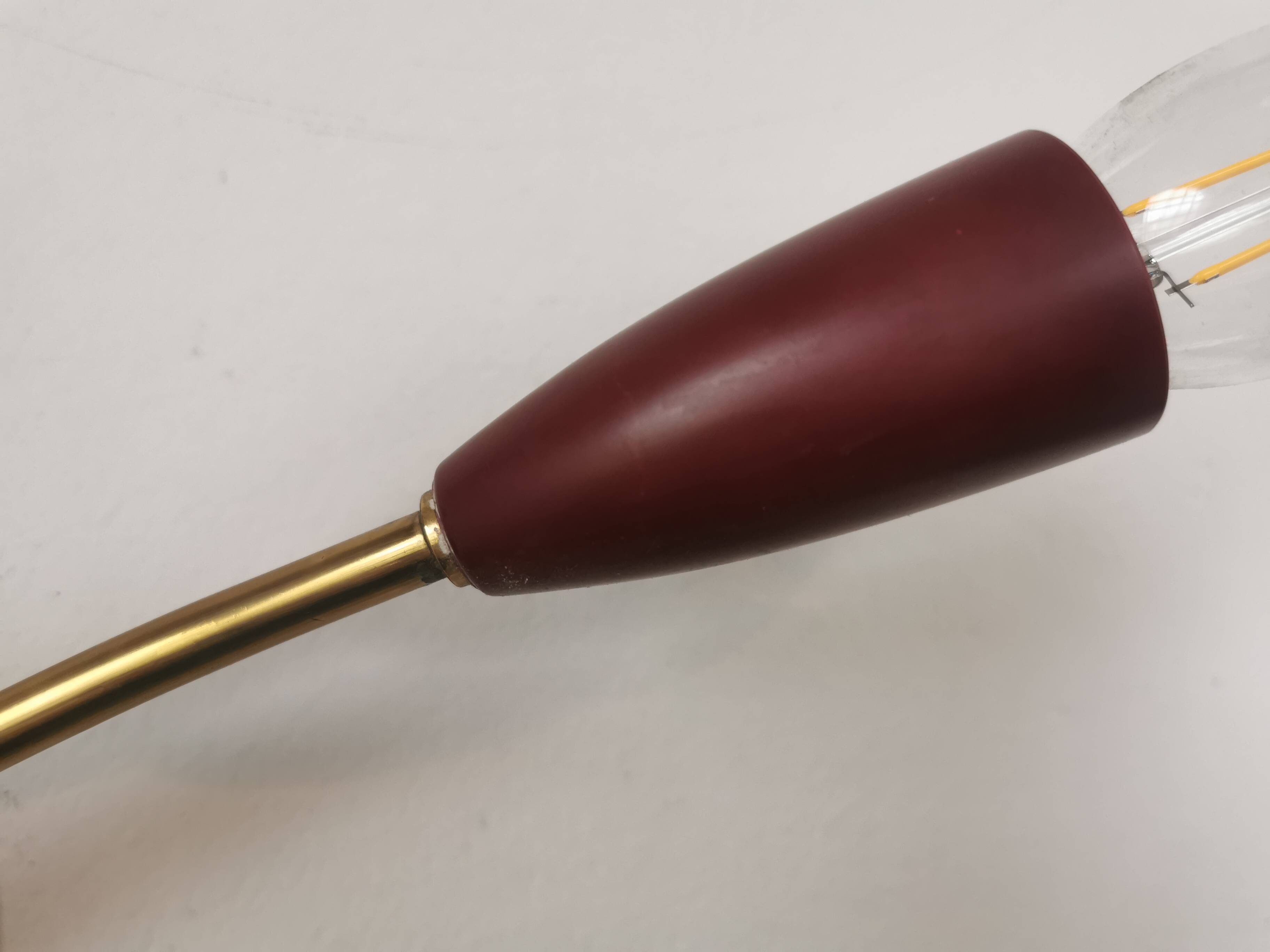 Brass Sputnik ceiling or wall light