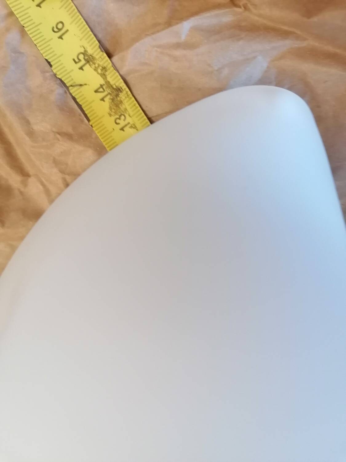 Set of 3 vintage glass hanging tulips