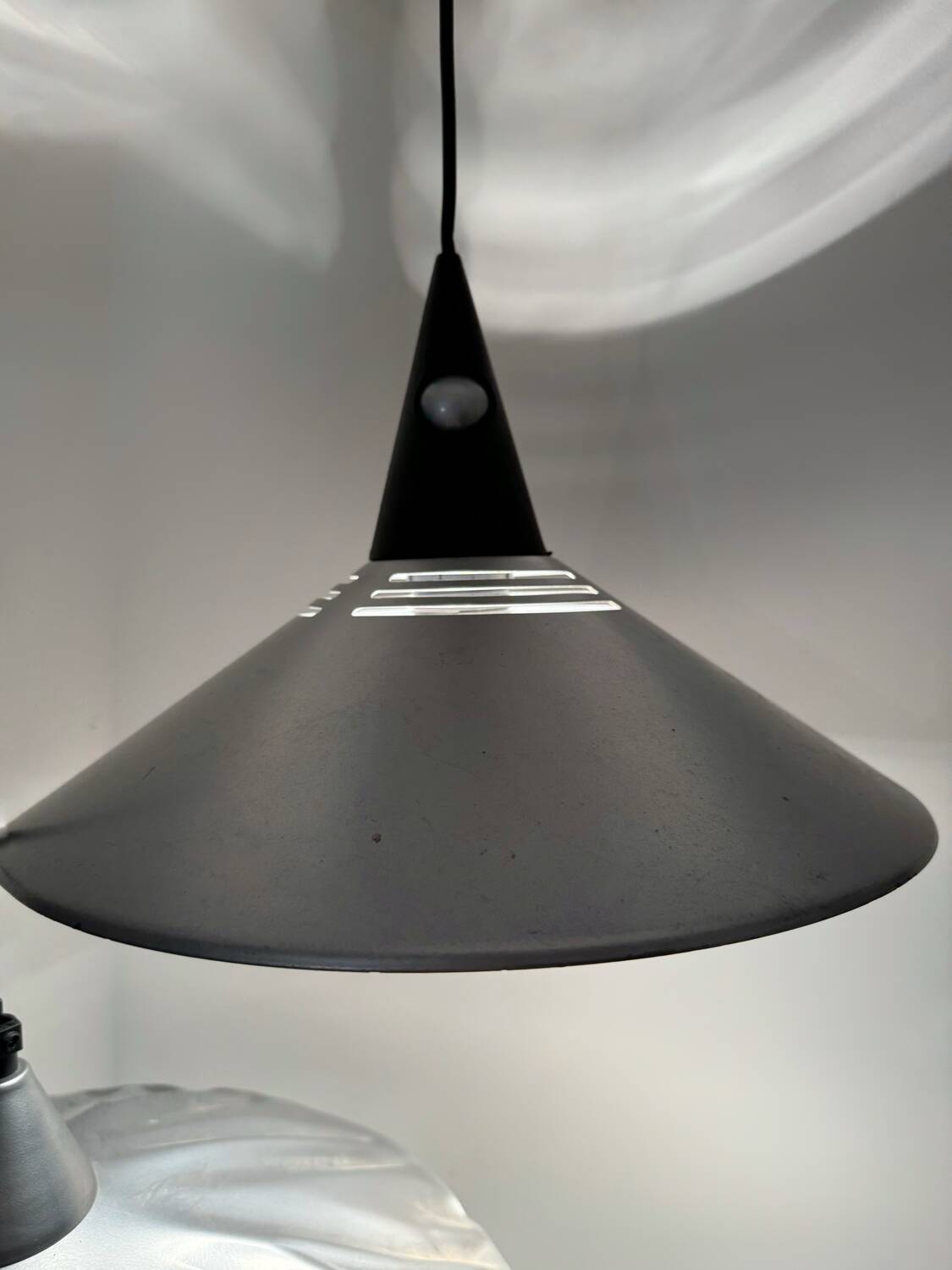 Memphis design chandelier from the 80s