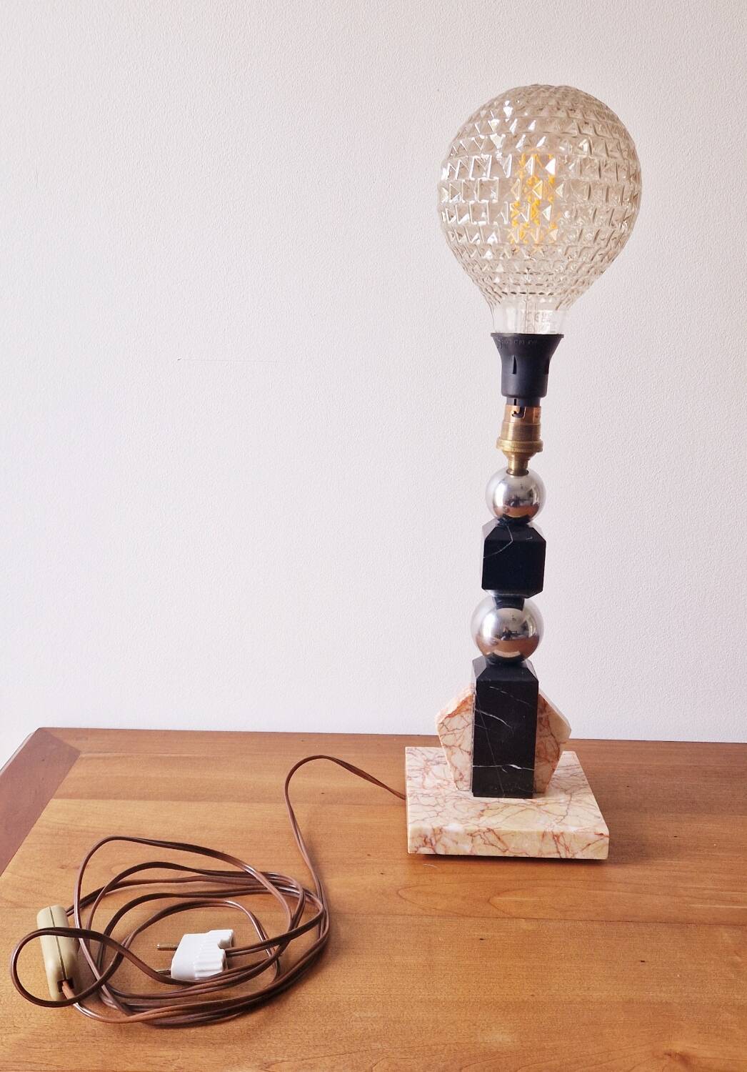 Art Deco modernist lamp base