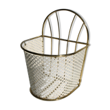 White and gold hanging basket 50/60