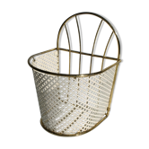White and gold hanging basket 50/60