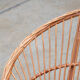 Fauteuil rotin vintage 1960