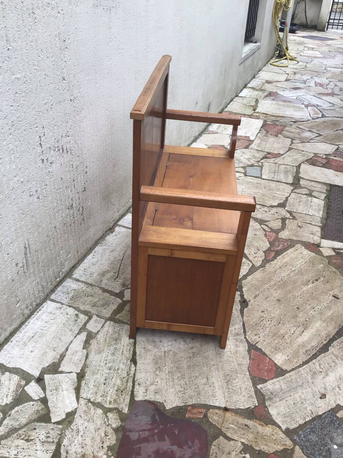 Antique solid wood bench/chest