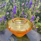 Signed Sevres crystal vase